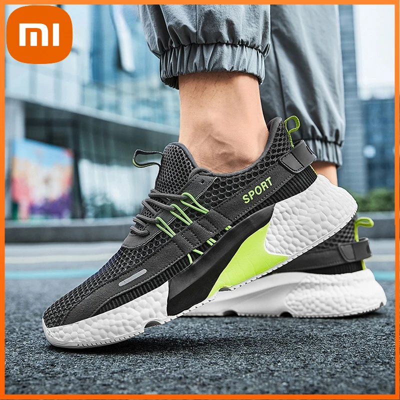

Xiaomi Running Shoes for Men Sneakers Breathable Sports Shoes Male Leisure Lightweight Flats Shoes Calzado Deportivo Para Hombre