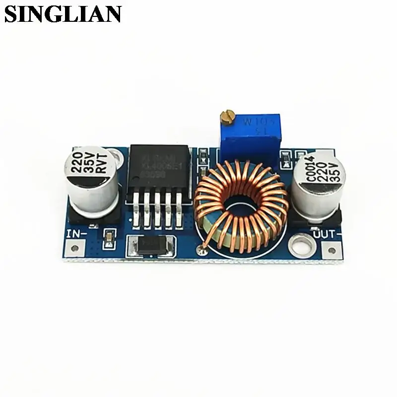 5A DC-DC Регулируемый понижающий модуль питания высокой мощности XL4005