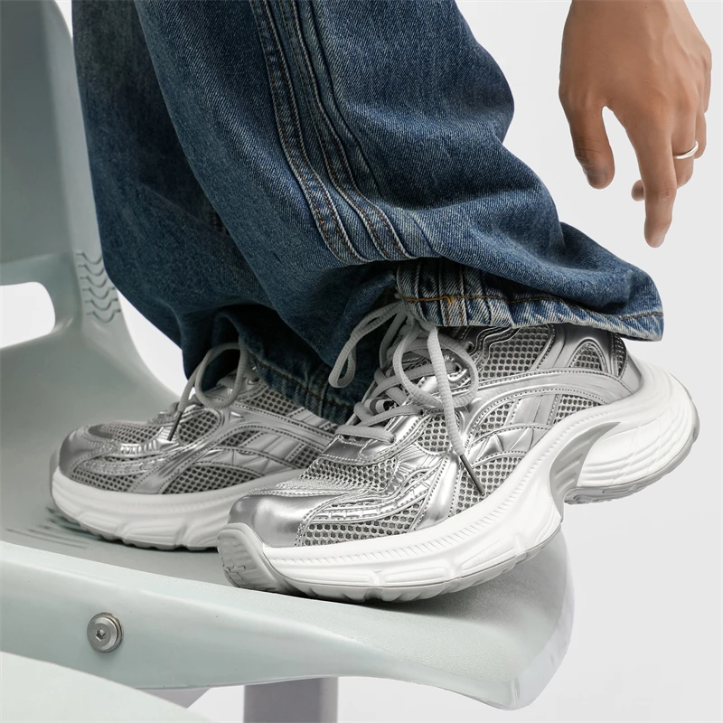 Кожаная спортивная обувь Повседневная для мужчин Модное платье Tenis De Hombre