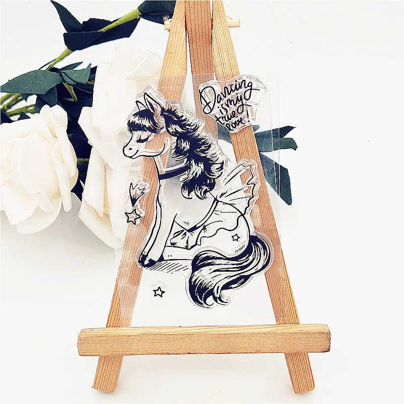 Прозрачный силиконовый штамп/печать сделай сам 9 х6 см |