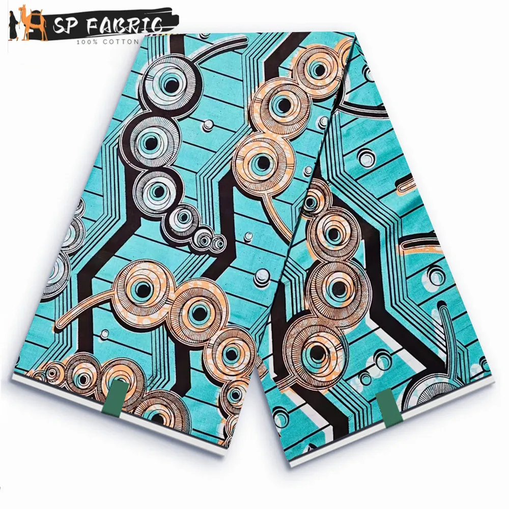 Супер ткань 100% оригинальная настоящая анкарская Африканская восковая блочный