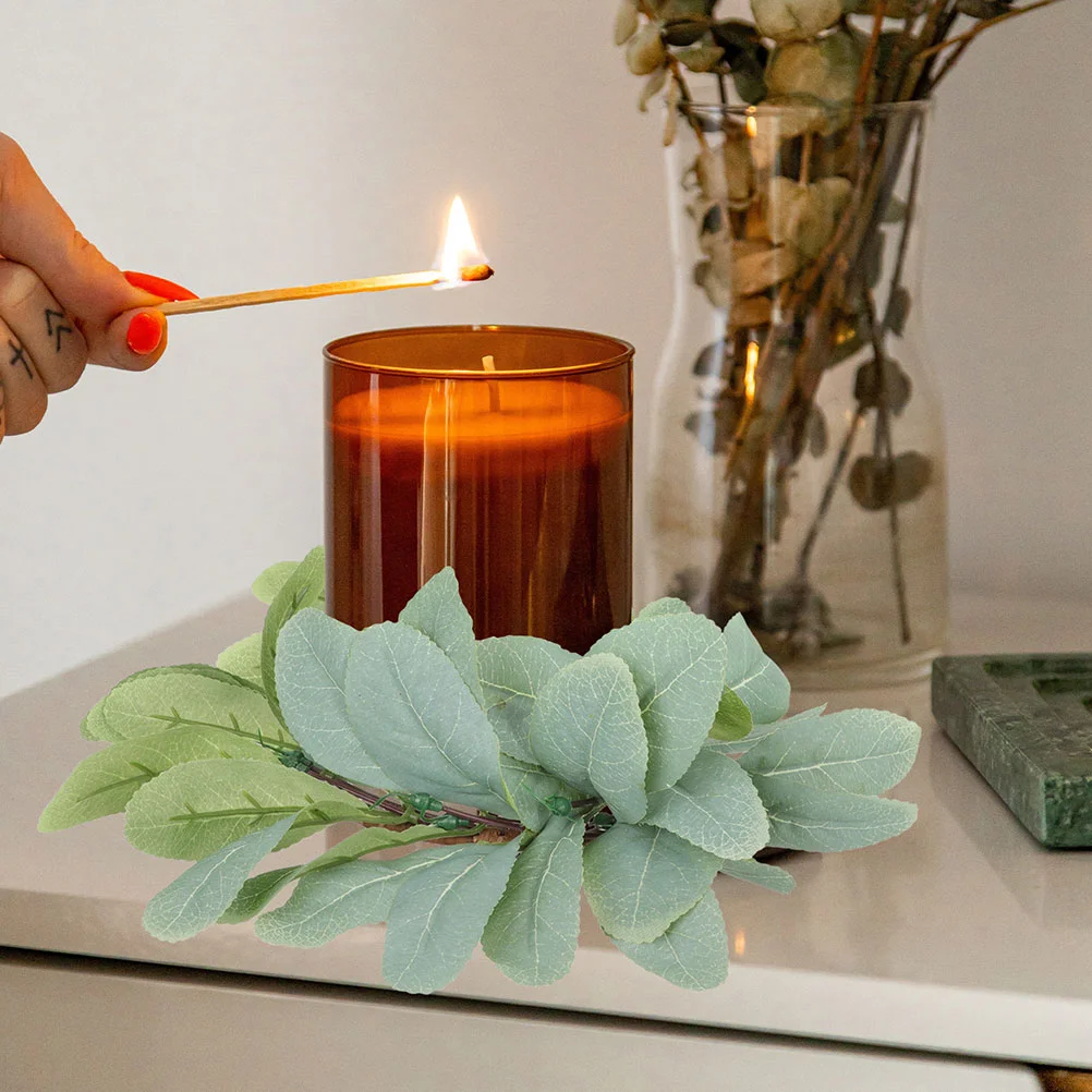 4 шт. мини-кольцо с эвкалиптом весенние украшения для растений держатель венка