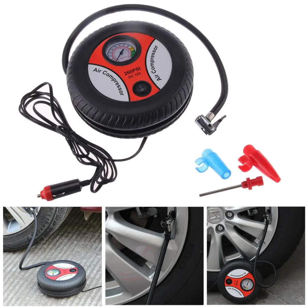 Car Automatic Pump Tyre Inflator Bike Car Pump Ball