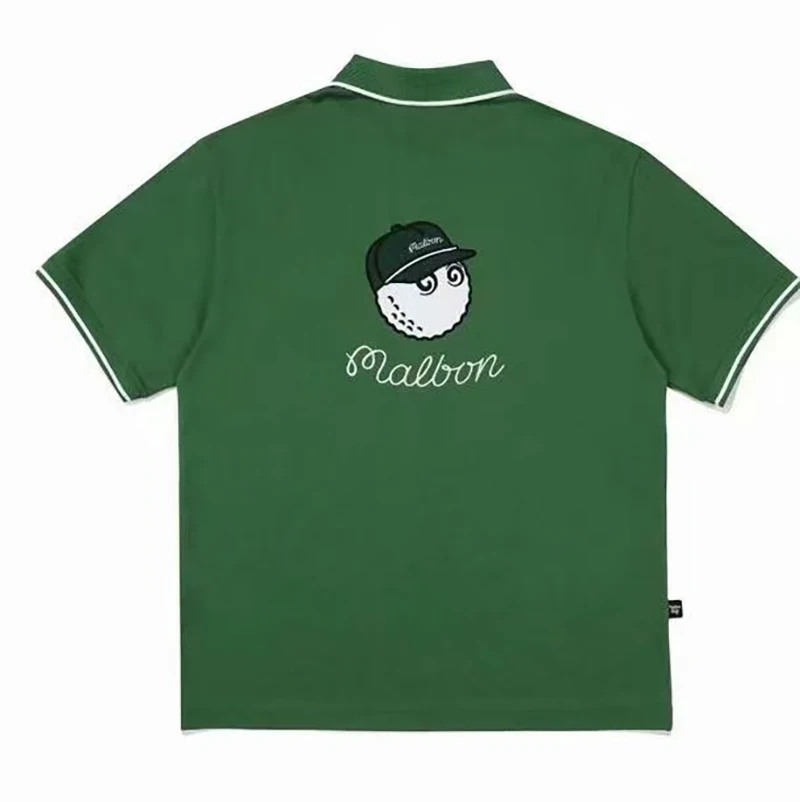 

Новинка 2022, футболка с коротким рукавом для гольфа, мужская и женская футболка с одним и тем же изображением, простая Модная рубашка-поло, фу...