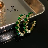 luxury fashion c shaped earrings festive banquet high jewelry