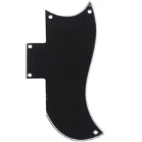 5 holes sg guitar pickguard scratch plate for sg 61 ri small half face pickguard compatible with usa les paul american sg