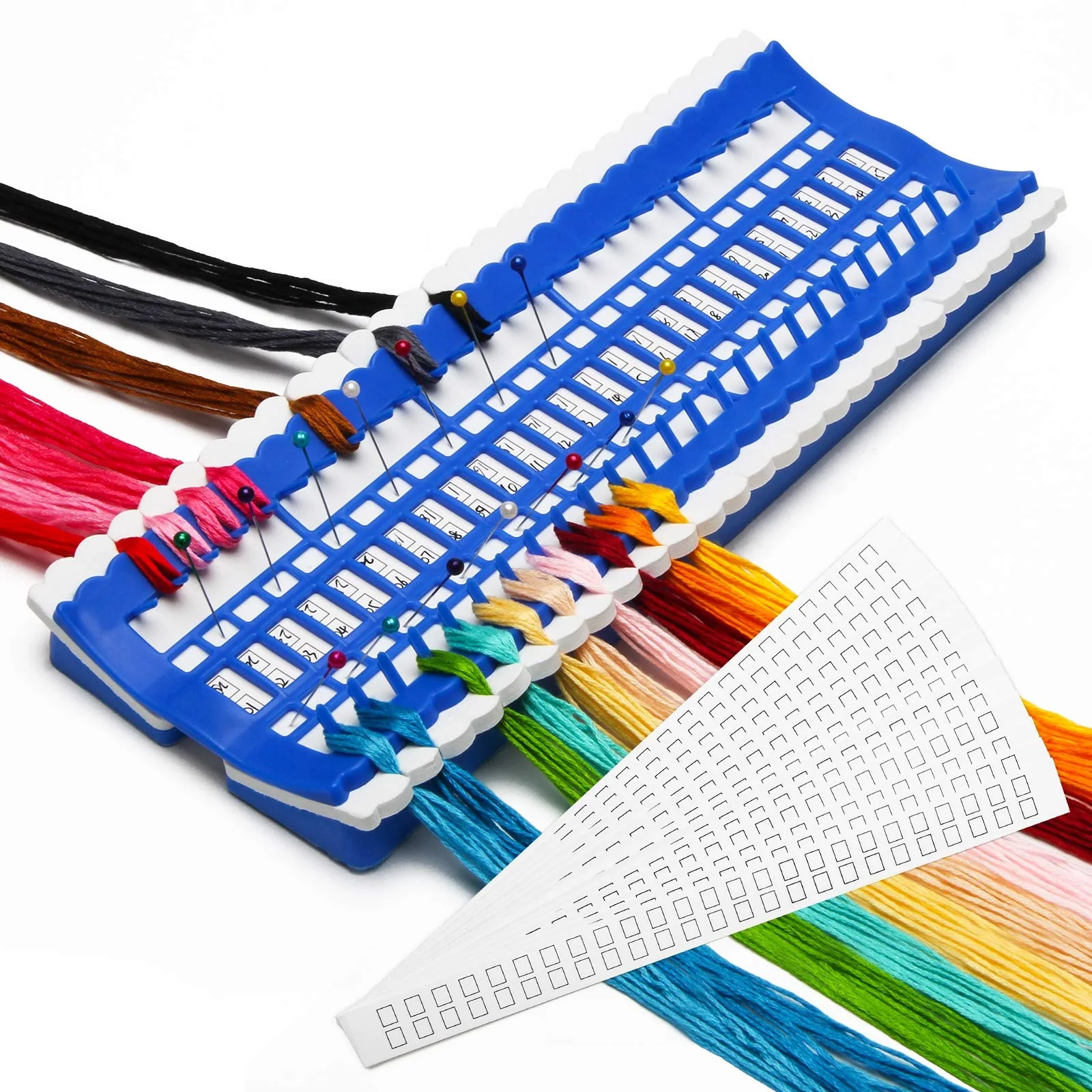 30 Positions Thread Organizer Sewing Tools DIY Cross Stitch Row Line Tool Sewing Needles Holder Embroidery Floss Sewing Supplies