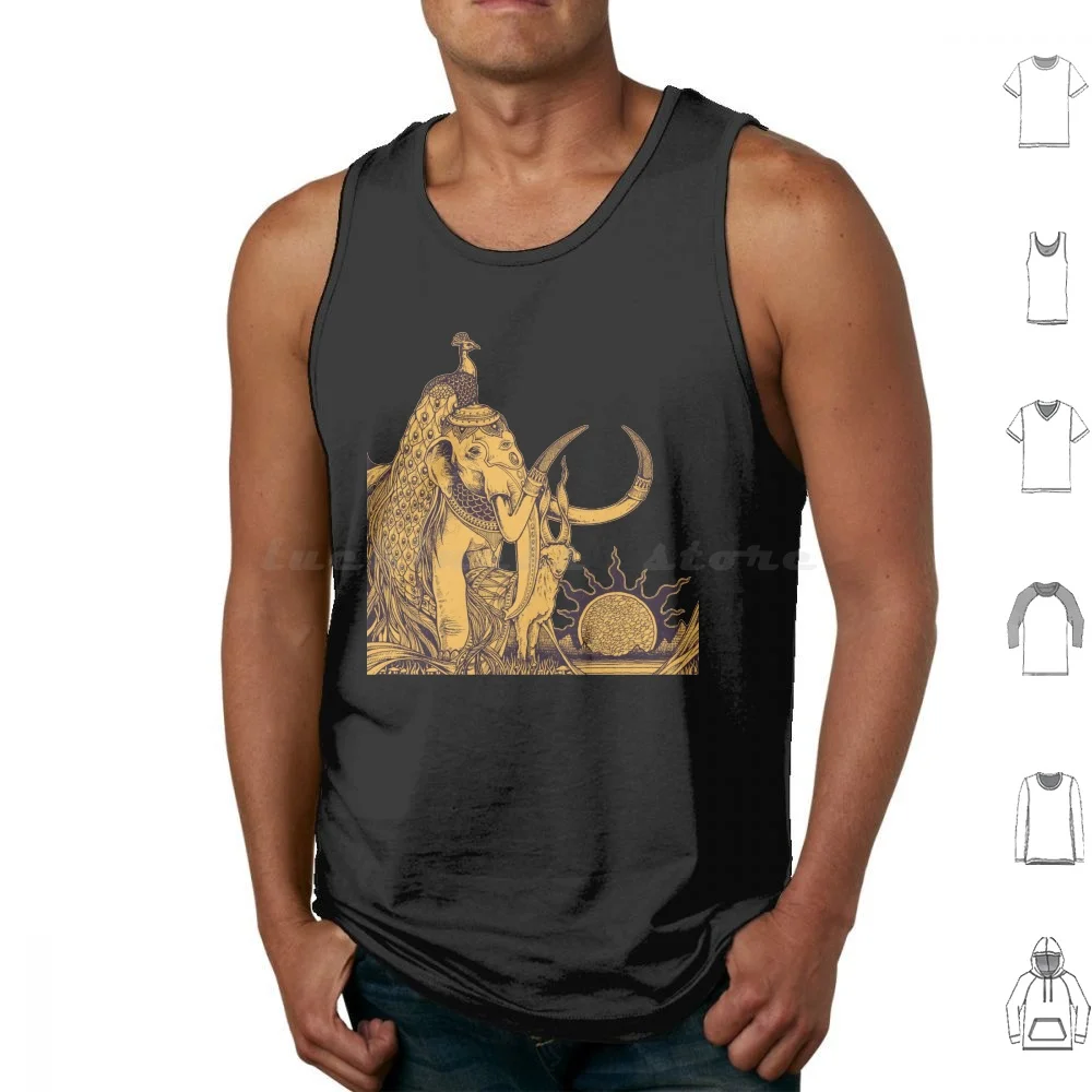 

Animals In The Sun Tank Tops Print Cotton Psych Psychedelic Psychedelia Trip Trippy Fantasy Sci Fi Science Fiction