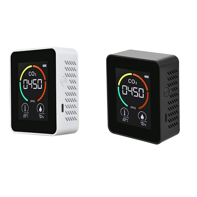 

Air Monitor CO2 Carbon Dioxide Detector Air Quality Temperature Humidity Monitor Quick Measuring Meter For CO2