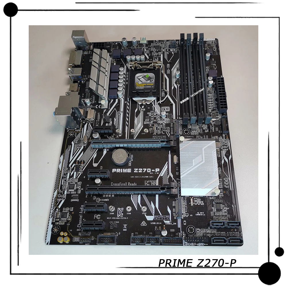 

PRIME Z270-P для ASUS ATX материнская плата для настольного компьютера Intel Z270 1151 поддержка 7/6 поколения Core i7/i5/i3/Pentium/Celeron идеальное тестирование