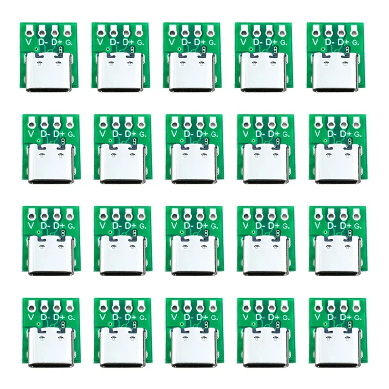 Гнездо гнездовой разъем USB типа C 10 шт