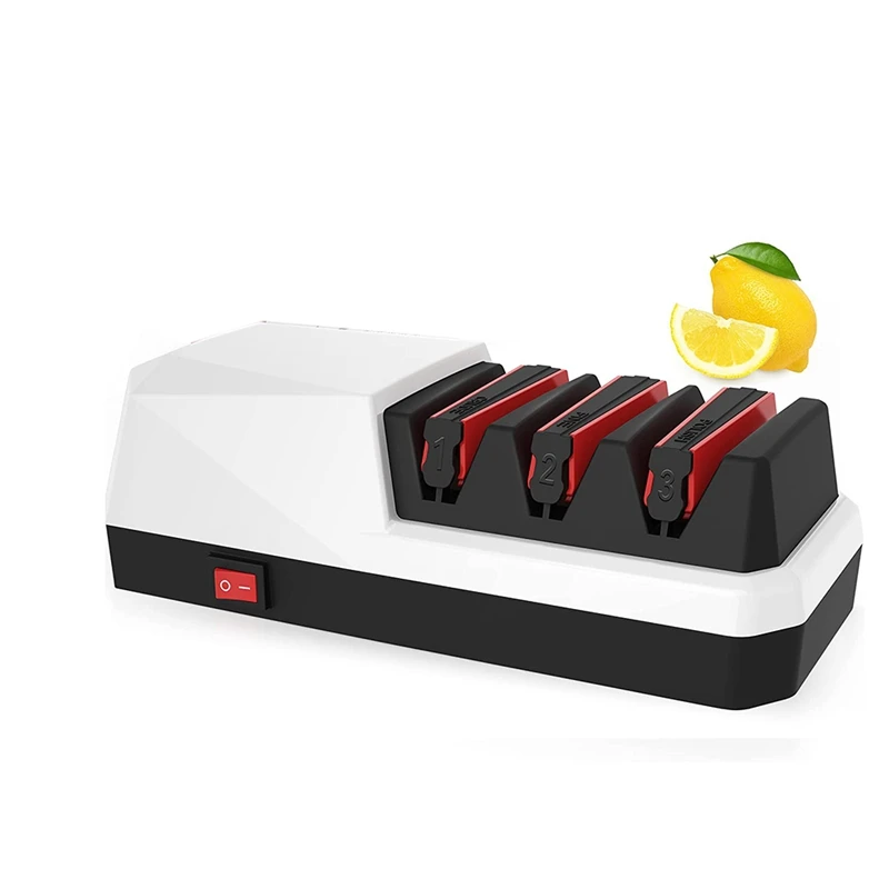 

Electric Knife Sharpener- Knife Sharpeners, 3 Stage Electric Knife Sharpener, 3-Stage, EU Plug