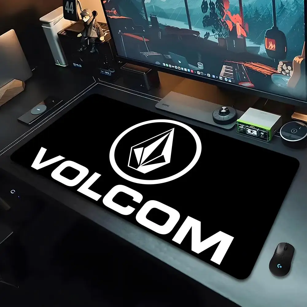 Роскошный Коврик для мыши Volcom с HD-печатью большие аксессуары офисной