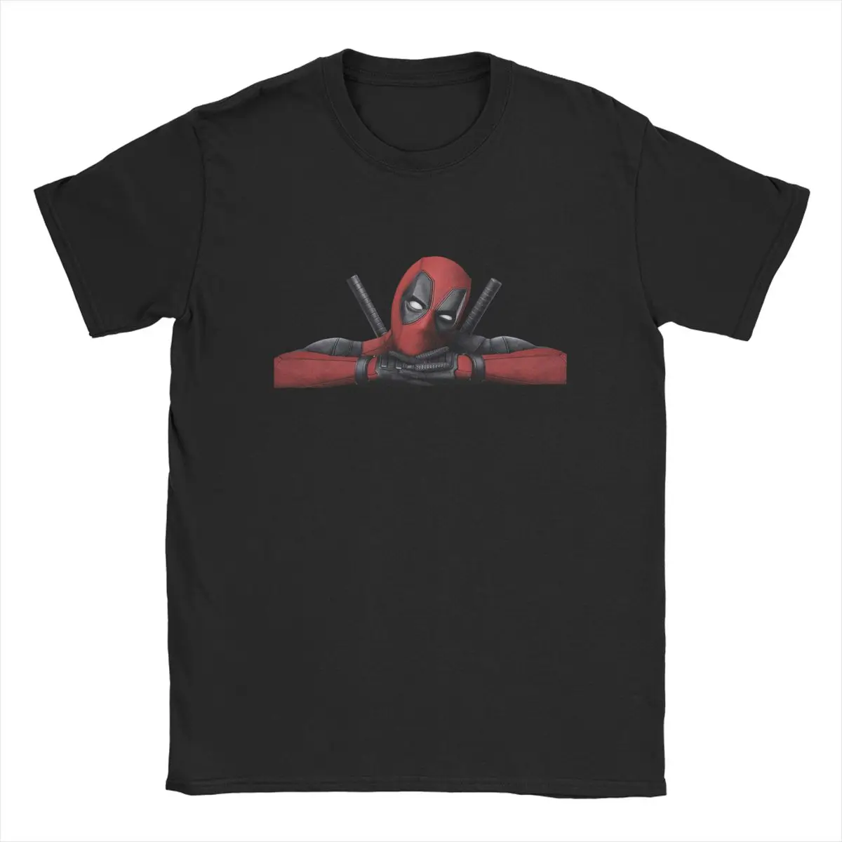 Vintage Marvel Deadpool T-Shirts for Men O Neck 100% Cotton T Shirts   Short Sleeve Tees Summer Clothes