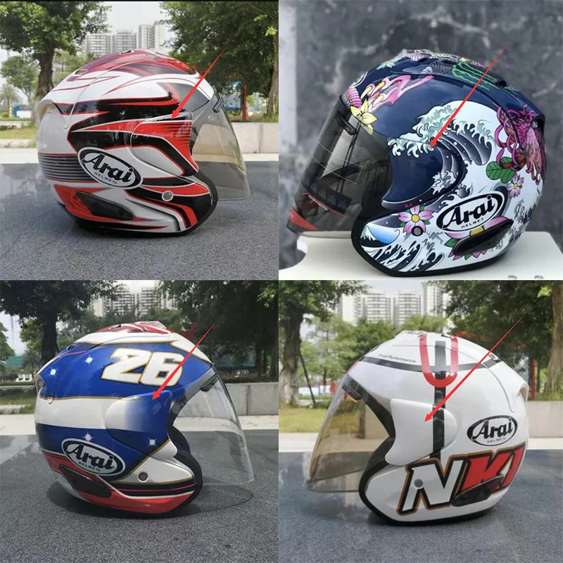 

Двойные козырьки для объектива с открытым лицом для шлема ARAI 3/4 SZ-Ram 3 Hermonza фиксированная Базовая верхняя Входная отделка Аксессуары