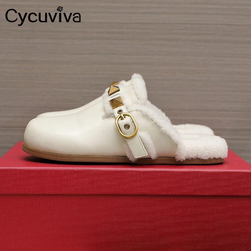 

Дизайнерские брендовые шерстяные полутапочки, женские замшевые кожаные праздничные пляжные туфли на плоской подошве, Летняя Повседневная Удобная женская обувь для прогулок