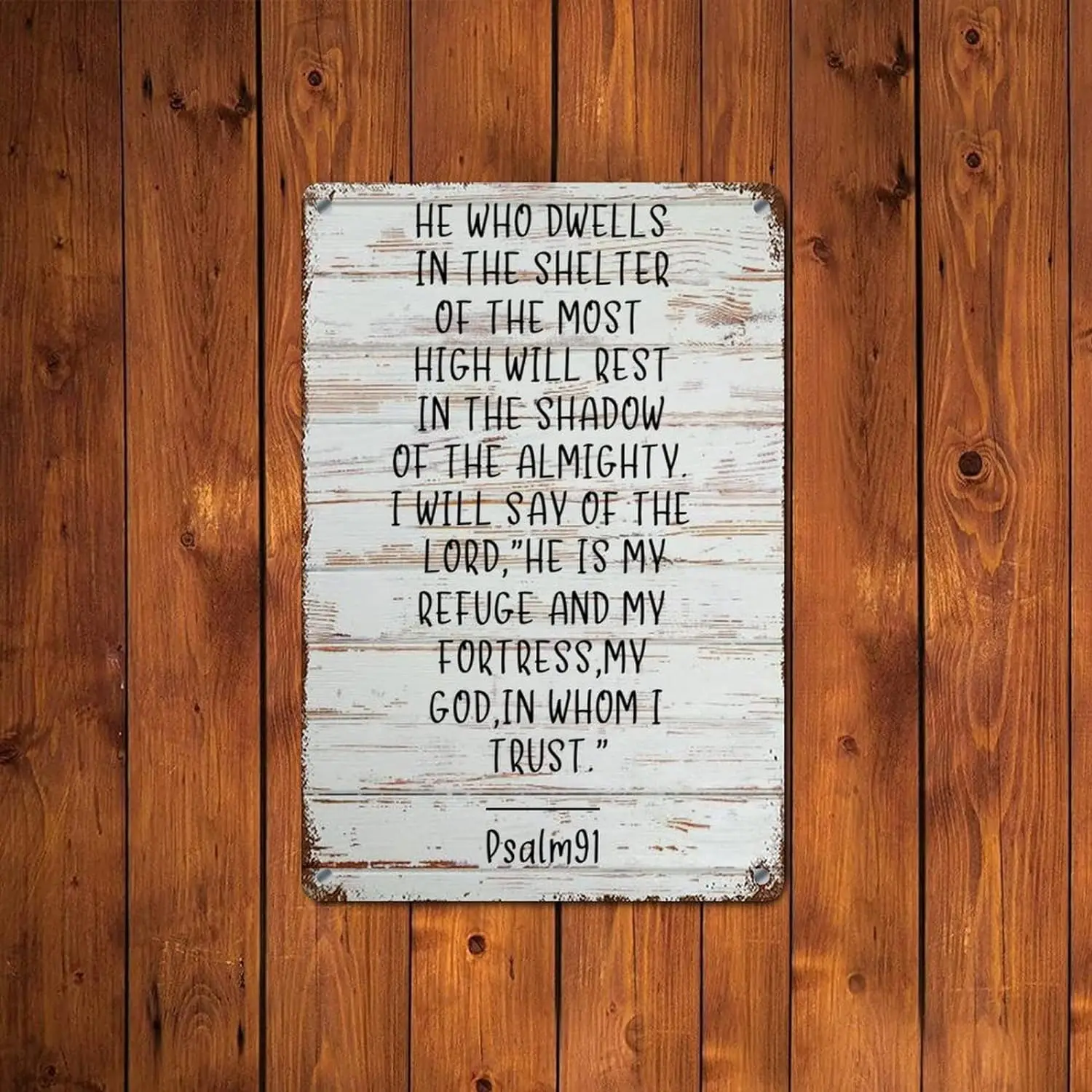 LUIJORGY тексты из Библии деревенские металлические вывески Настенный декор Библия