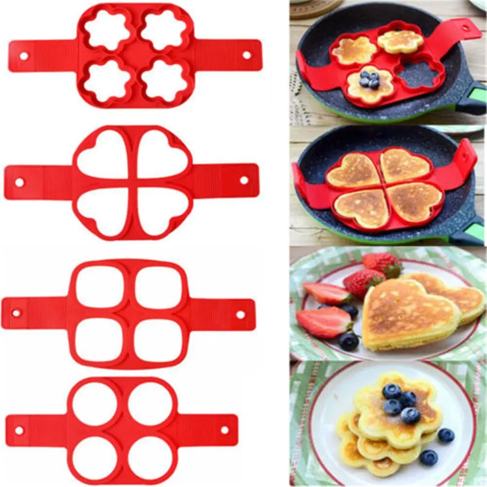 Silicone Egg for Kitchen Nonstick Maker Mold Baking Accessories Egg Tools Gadgets Egg & Pancake Rings Kitchen Gadgets