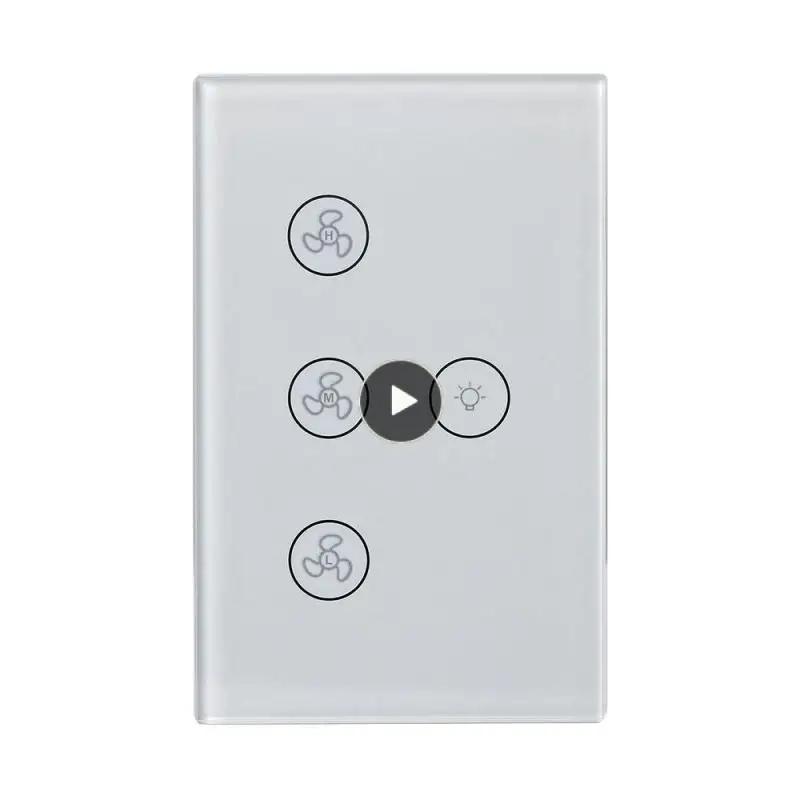 

Ceiling Fan Lamp Switches No Neutral Wire Required Wireless Remote Control Wall Light Fan Control Wall Light Us Fan Switch Tuya