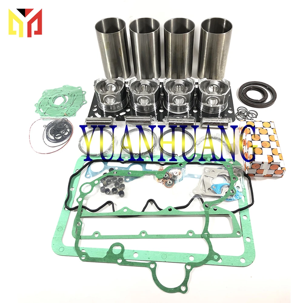 

4D95S-W-1 Overhaul Rebuild Kit With Cylinder For Komatsu Engine Excavator Repair Parts