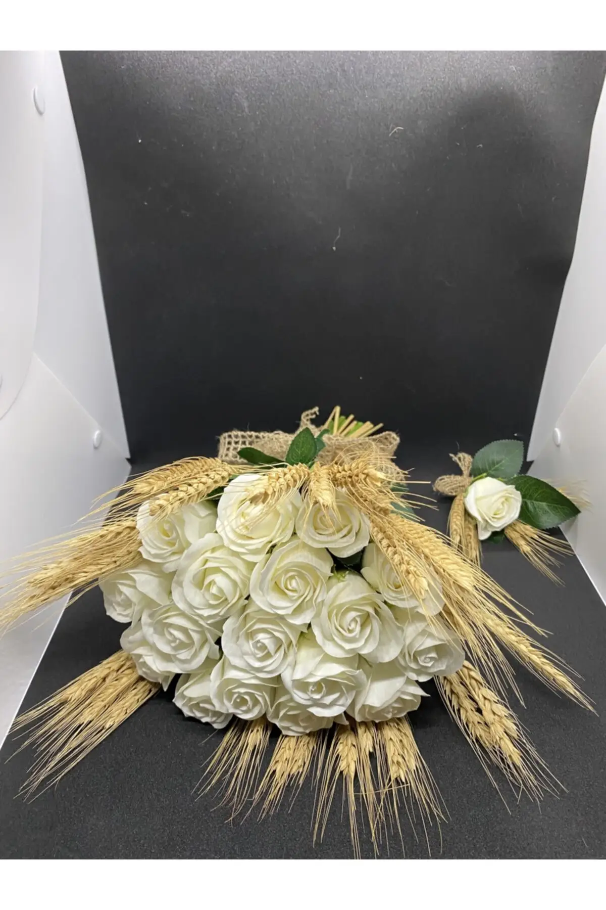 

Bridal Accessories Bride Bouquet And Groom boutique Wedding Handmade For Bride And Bride