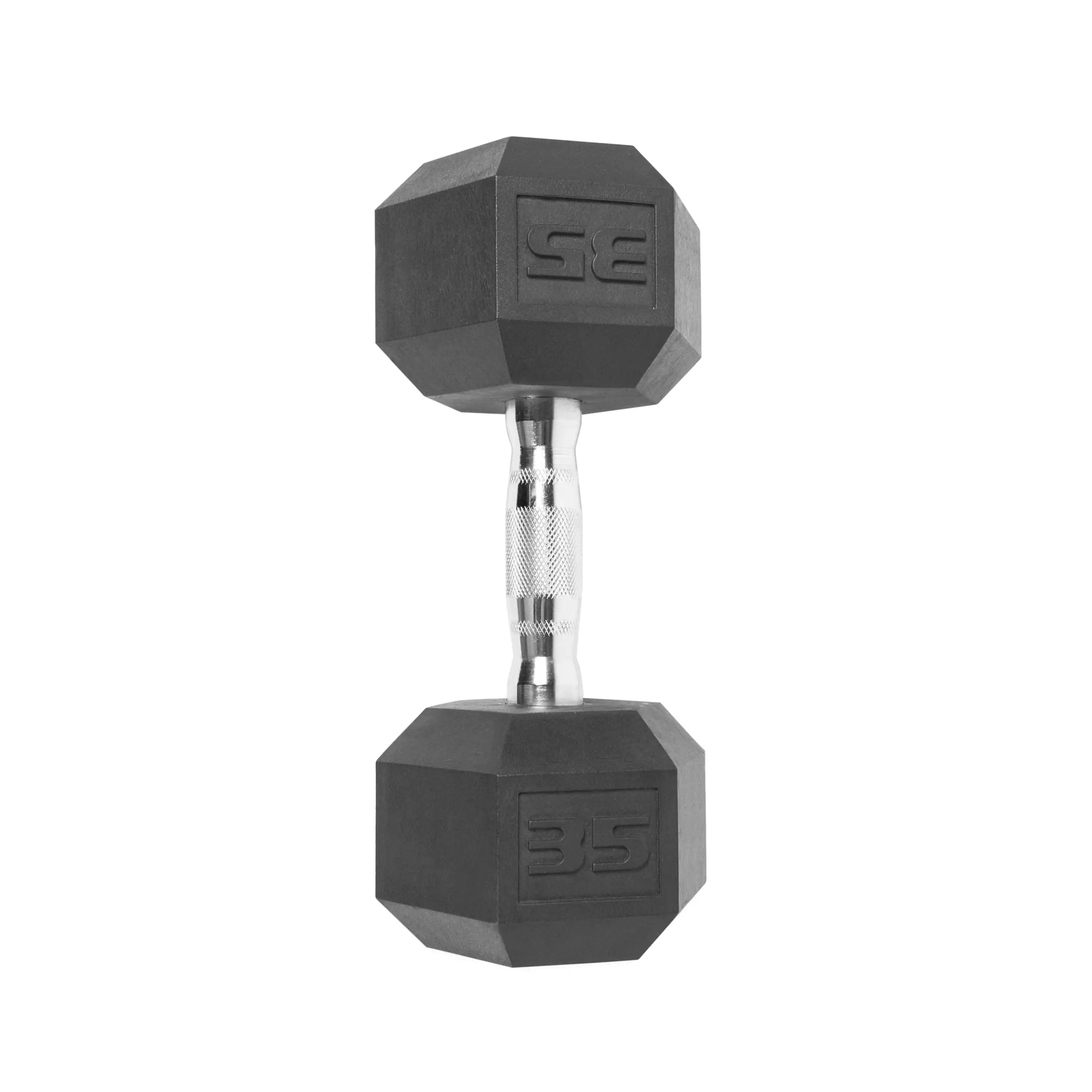 

(2 pack) Single 35 lbs Barbell Coated Hex Dumbbell