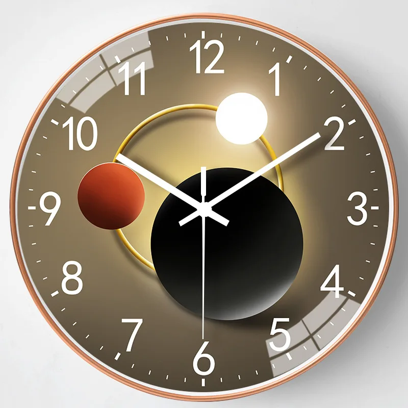 

10 Inch 25cm Wall Clocks Modern Simple Fashionable Home Decor Creative Personalized Quartz Clocks for Living Room