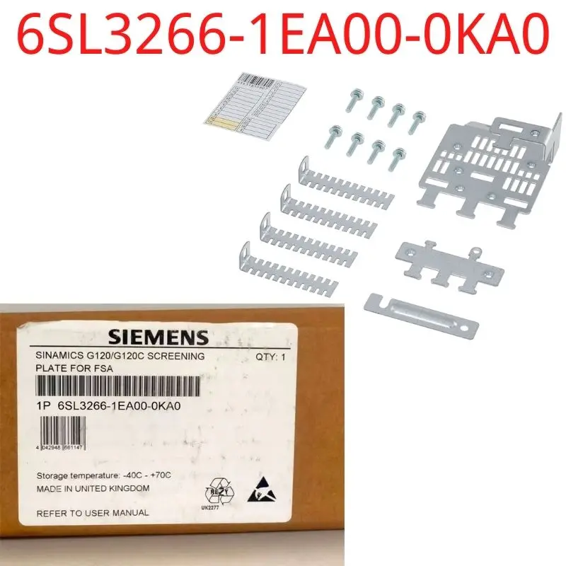 

6SL3266-1EA00-0KA 0 новый бренд SINAMICS G120C экранирующая пластина для FSA включает экранирующую пластину и монтажные аксессуары