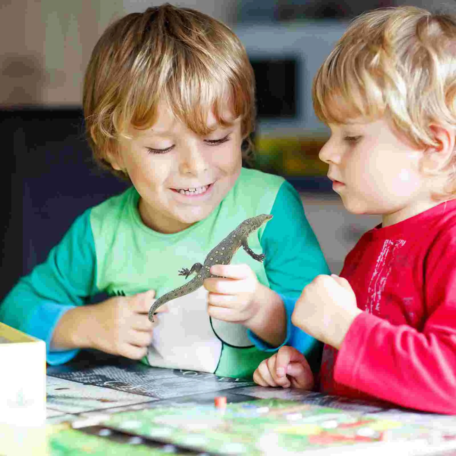 Детская игрушка фигурка ящерицы модель имитация пластиковой реалистичной