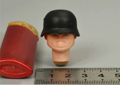 

POPTOYS BGS010 1/12 Big Head Soldier Fat Man Head Carving Model Accessories Fit 6'' Action Figure Body In Stock