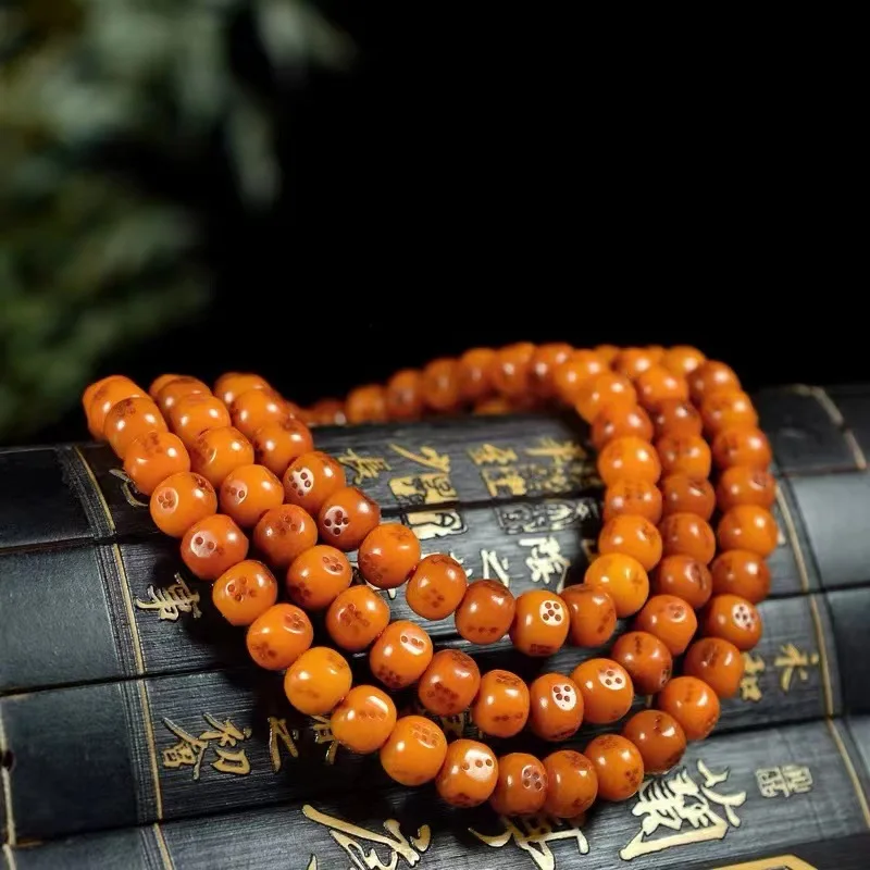 Тибетский бык квадратный тип маслянистый 108 шт. кубические бусины сито браслет из
