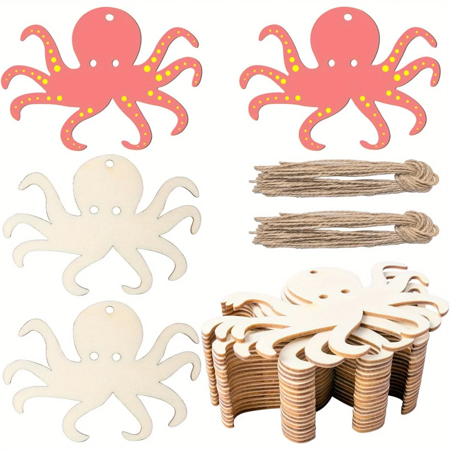 10/20/30 искусственных деревянных бирок с веревкой поделки сделай сам бирки для