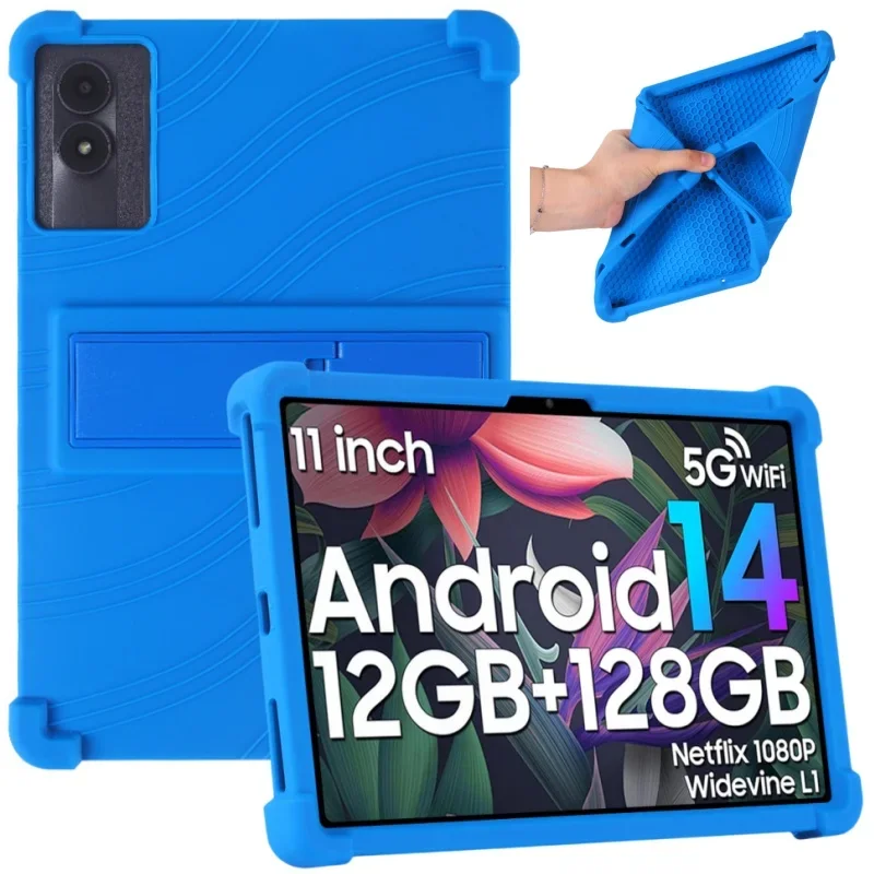 Мягкий силиконовый чехол для планшета AGM PAD P2 (2024) 11 дюймов с 4 противоударными