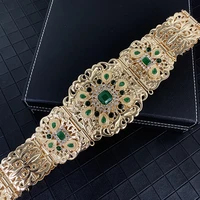 elegant ladies belt moroccan wedding robe crystal jewelry adjustable length body chain arabian bridal gift new
