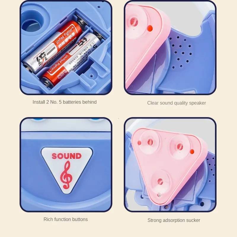 Детская электрическая имитация детской коляски со встроенным звуковым колесом