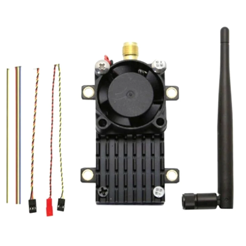 

Over 20Km Range 5.8Ghz 2W FPV Wireless Transmitter TS582000 5.8G 2000MW 8CH Video AV Audio Sender Durable Easy To Use