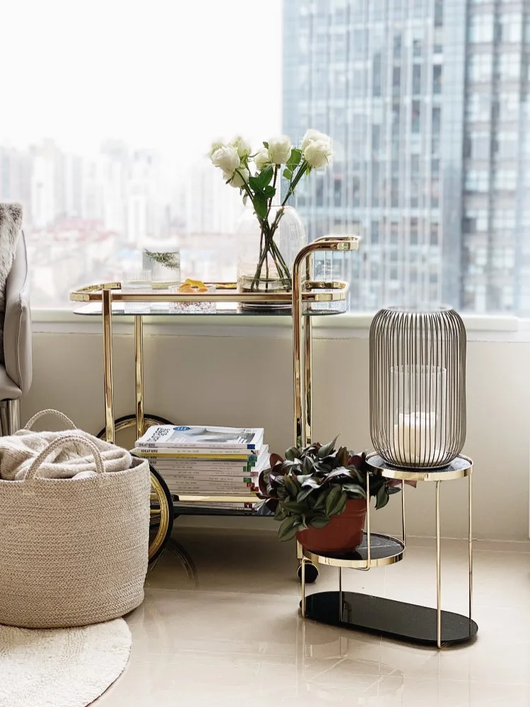 Настольный стеллаж для хранения многоуровневый мраморный поднос в ванной