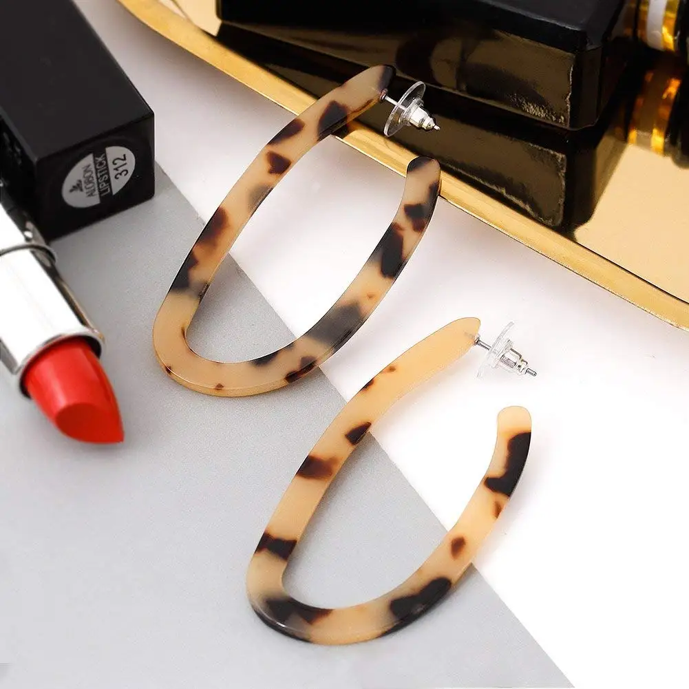 Showfay золотого цвета простые шикарные серьги-кольца для женщин девушек