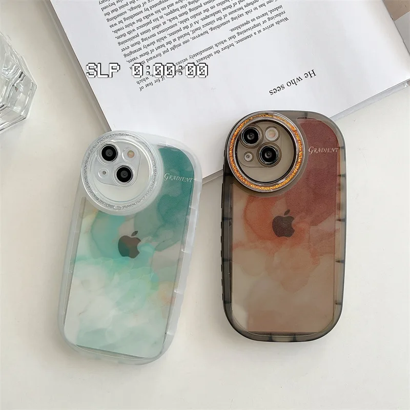 

Creative Quicksand Watercolor Halo Phone Case Cover for IPhone 14 Plus 11 12 13 14 Pro Max Shockproof Cases for IPhone 14 Case