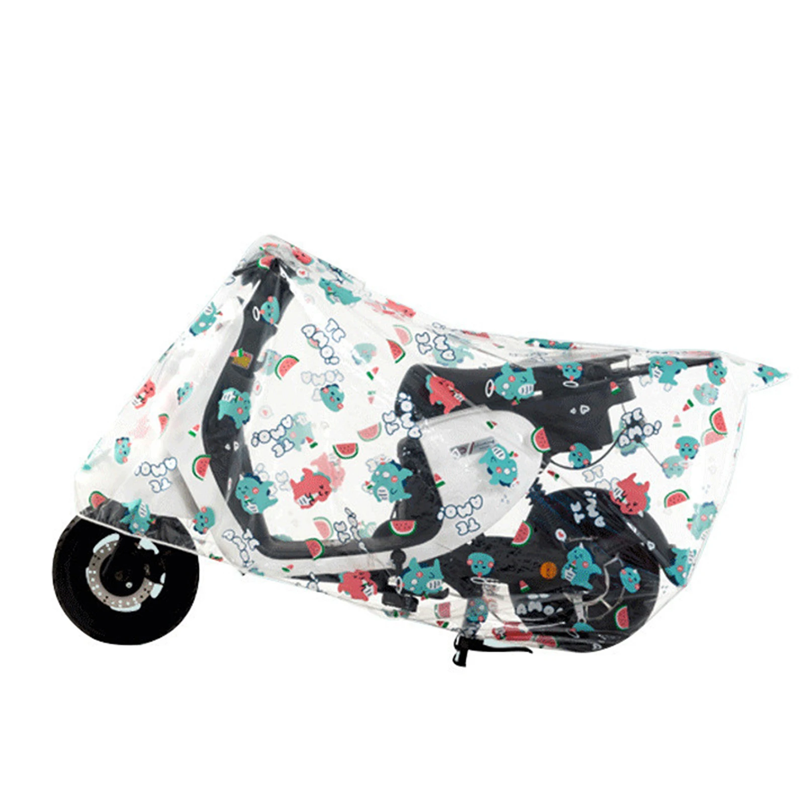 

Чехол для мотоцикла, чехол для мотоцикла, водонепроницаемый чехол для мотоцикла с эластичными ремешками, прозрачное укрытие для скутера от ...