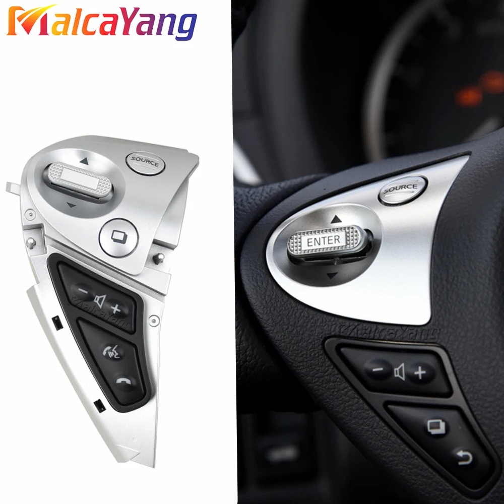 

For Nissan JUKE F15 370Z Pulsar (Nismo Concept) Sentra 2016-2019 Cruise Control Switch Audio Volume Button Steering Wheel Button