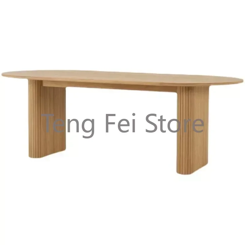 Овальные деревянные домашние обеденные столы кухонный роскошный уличный центр