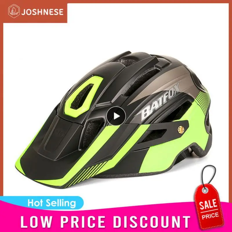

Mountain Bike Helmet With Headlight Bicycle Helmet Skateboard Helmet Riding Sports Anti-collision Cap Safety Cycling Equipment