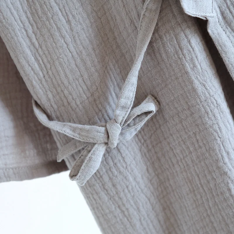 Весенне-осеннее японское кимоно мужские пижамы мужская одежда для сна мужской