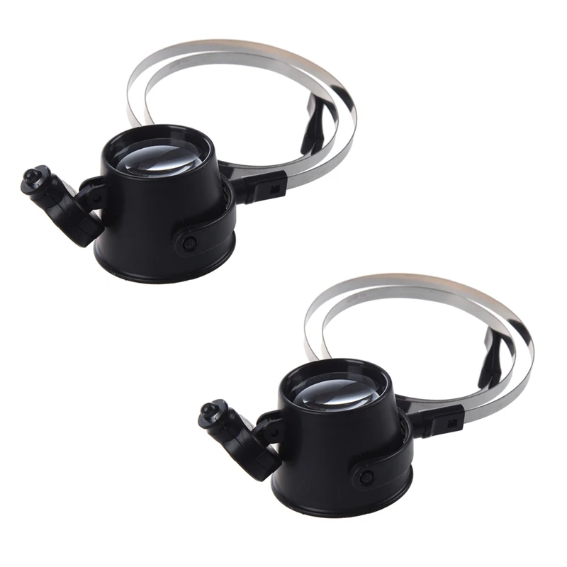 

2X увеличитель с подсветкой 15X/Лупа со светодиодной подсветкой для ремонта часов, часов, драгоценных камней