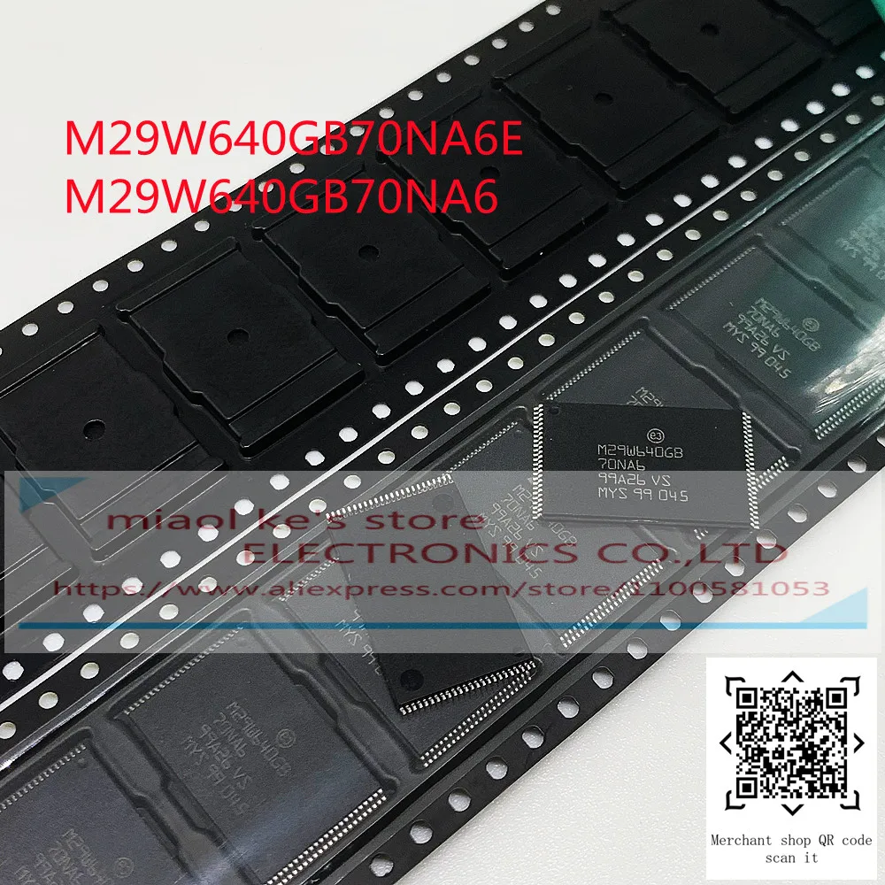 

[1 шт.] 100% Новый оригинальный; M29W640GB70NA6E M29W640GB70NA6 M29W640GB 70NA6 - IC FLASH 64mbit PAR 48tsop
