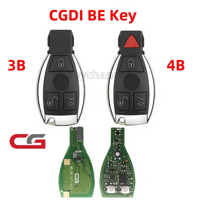 Фото Оригинальный ключ CGDI BE 315 МГц 433 МГц CG FBS3 с дистанционным управлением для Mercedes Benz W212 W207 W204 W164 W169 W210 для программатора CGDI MB №1