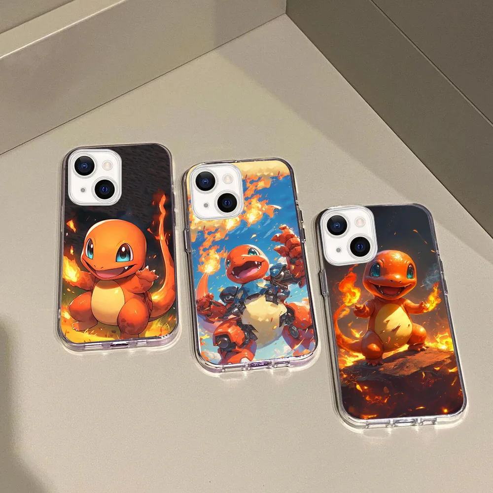 Прозрачный силиконовый чехол WBA-2 Pokemon Charmander для LG K9 10 11 12 22 30 40 41 50 51 61 62 Plus Prime Max
