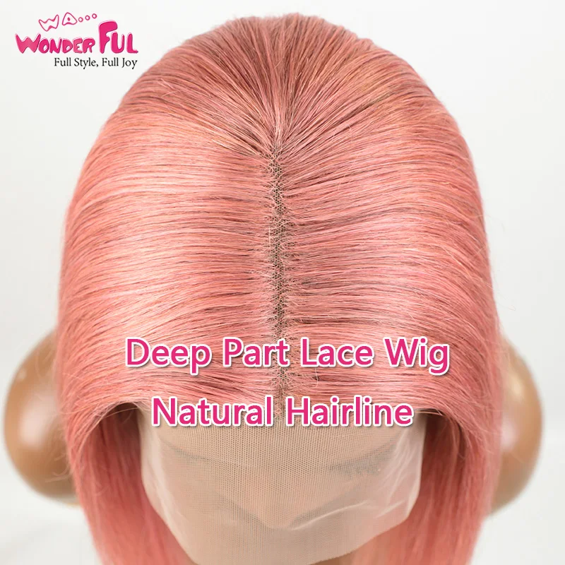 Парики прямые из натуральных волос 180% плотности для косплея