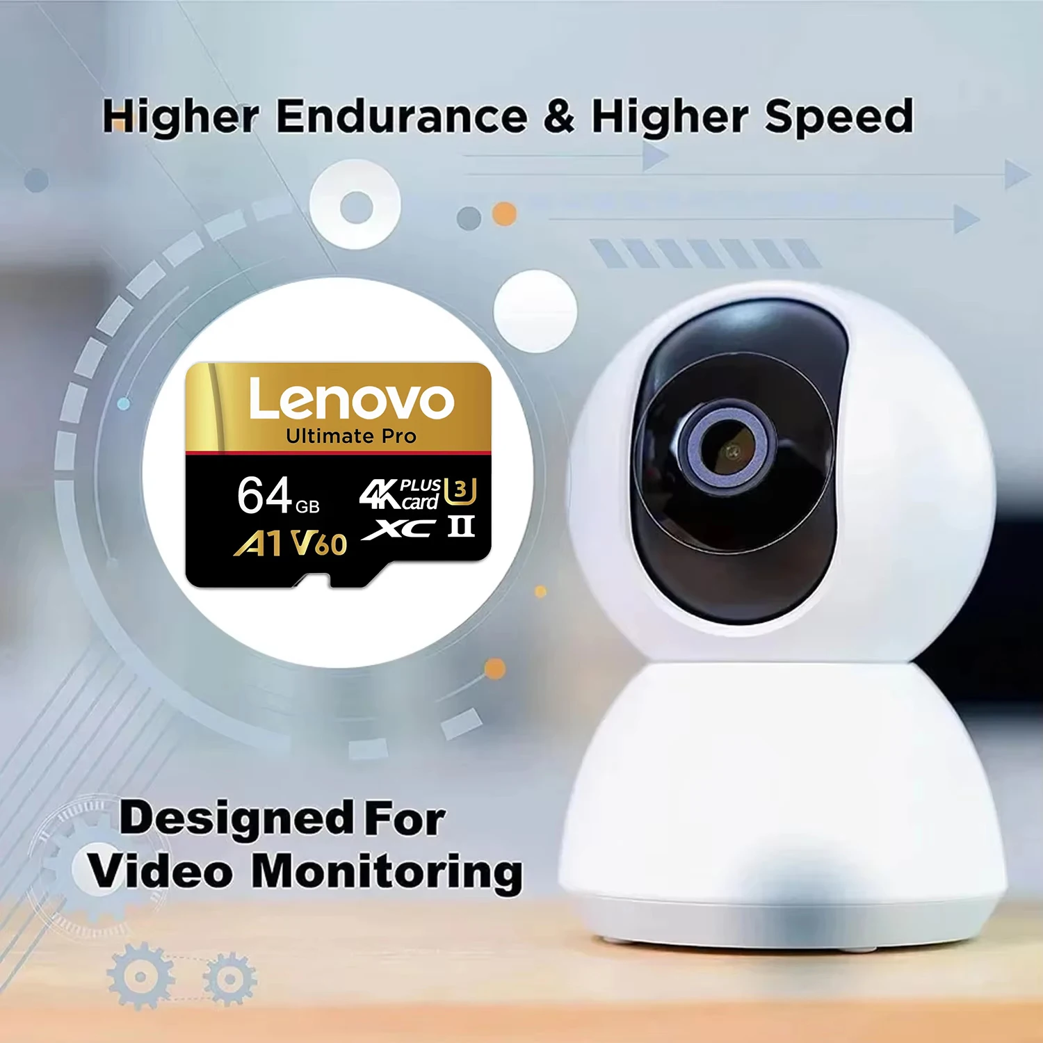 Фото Карты памяти Lenovo X-Ray Proof SD 512 ГБ, Micro TF SD, TF-карты 256 ГБ, Class 128 ГБ A2 для телефонов / мобильных устройств / Android / GoPro №2